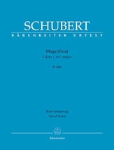 Magnificat in C Major, D 486 SATB Vocal Score cover